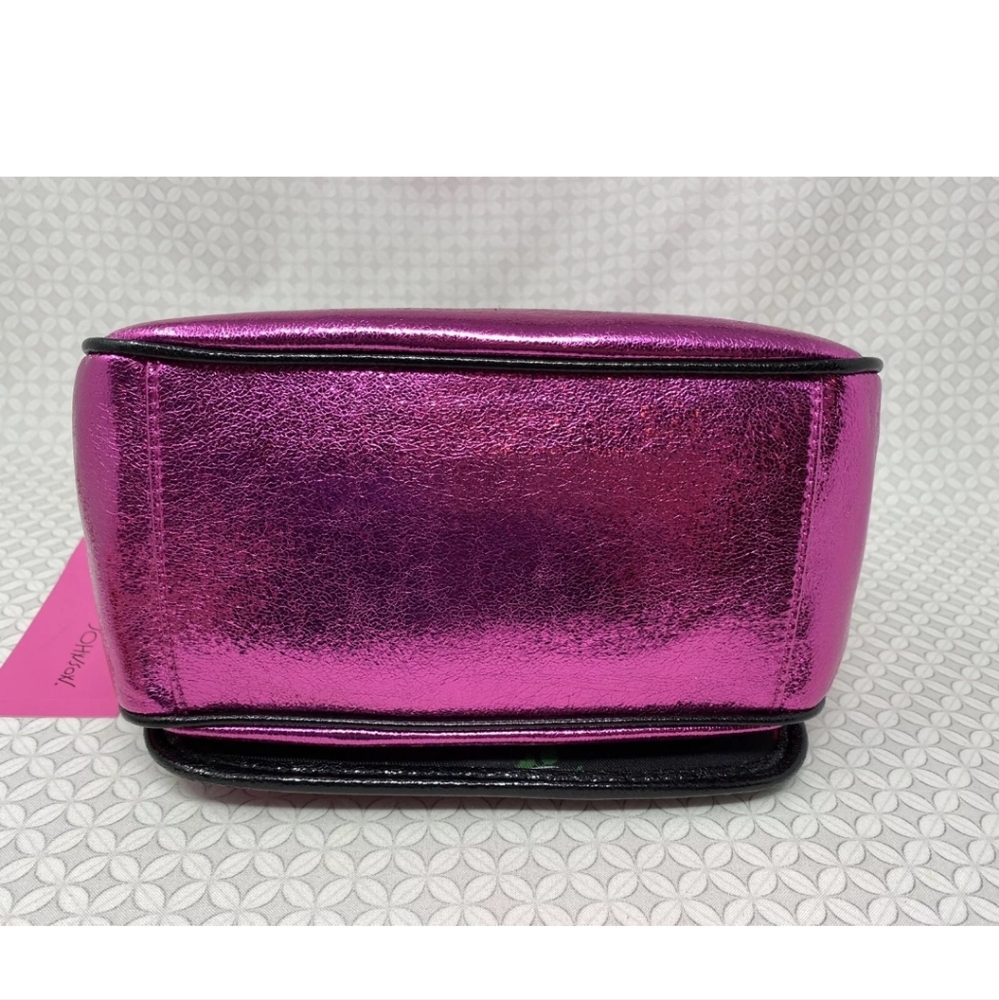 Betsey Johnson Kitsch Off The Hook Hotline Call Me Baby Phone Crossbody Bag Pink - Picture 4 of 15